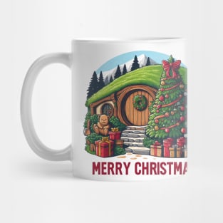 Merry Christmas - Fantasy Round Door - Christmas Mug